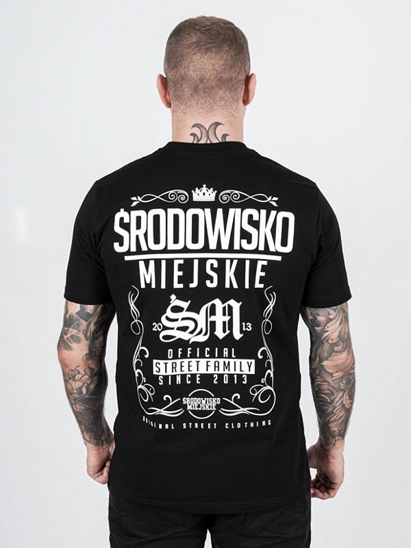 "Theme" T-shirt - Black/White for 119.00 PLN