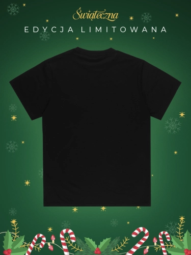 T-shirt "Merry Xmas" - black for 119,00 PLN