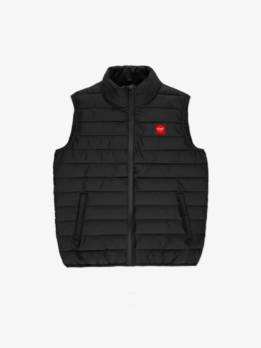 Bezrękawnik pikowany ze stójką "CLS red" - Czarny