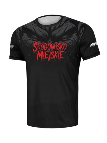 Mesh Sports T-shirt "Monster" - Black for 139.00 PLN