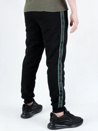 Spodnie dresowe "Laur mint lampas" - czarne za 219,00 zł 2