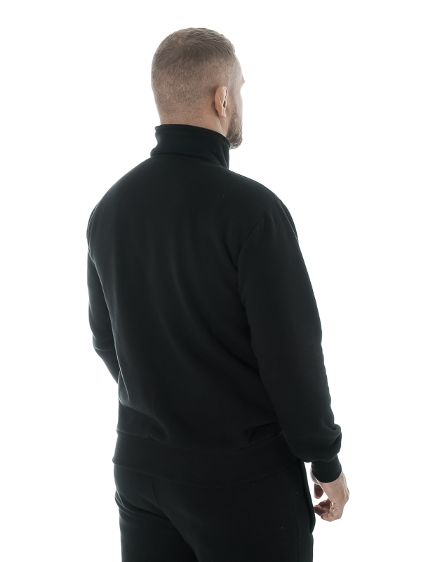 Bluza rozpinana stójka "Laur" - Czarna za 239,00 zł