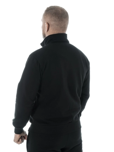 Crewneck ZIP "Laur" - Black SM_1078 Środowisko Miejskie SWEATSHIRTS ZIP 2