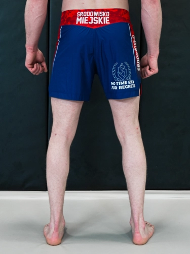 Spodenki MMA "Fusion"  - Granatowo / Czerwone za 199,00 zł