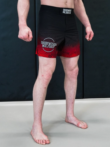 MMA shorts "Punch" - Black / Red for 199.00 PLN 2