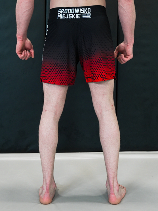 Spodenki MMA "Punch"  - Czarne / Czerwone za 199,00 zł