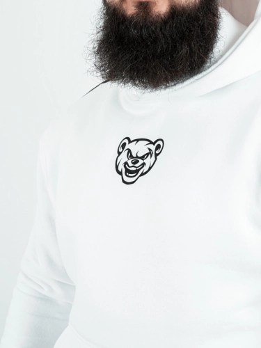 Hoodie "Miś lampas" - white for 249,00 PLN