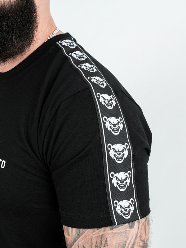 T-shirt "Classic Lampas" - black / white 119,00 PLN