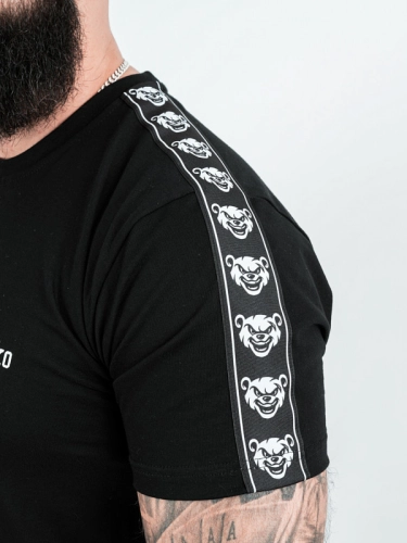 T-shirt "Classic Lampas" - black / white 119,00 PLN