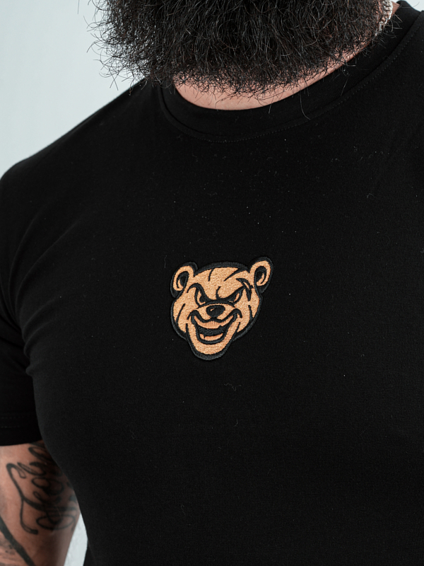 T-shirt "Mordka Emblem" - slim fit - black/gold for 119,00 PLN