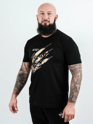 Koszulka "Slash Bear" - czarna za 119,00 zł