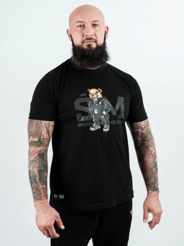 T-shirt "ŚM Bear" - black for 119,00 PLN