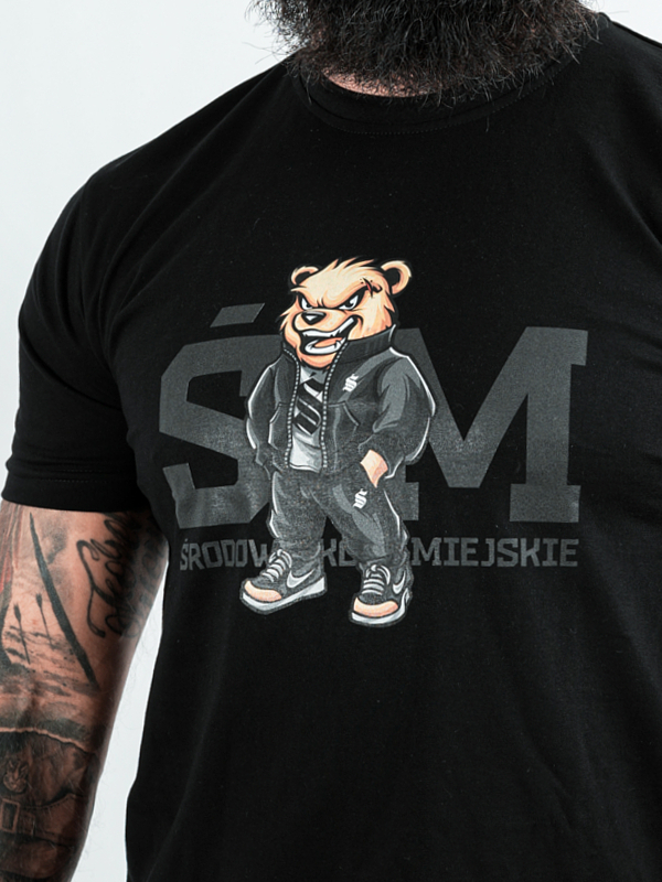 T-shirt "ŚM Bear" - black for 119,00 PLN