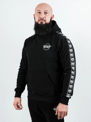 Bluza z kapturem "Classic Lampas" - czarna za 249,00 zł