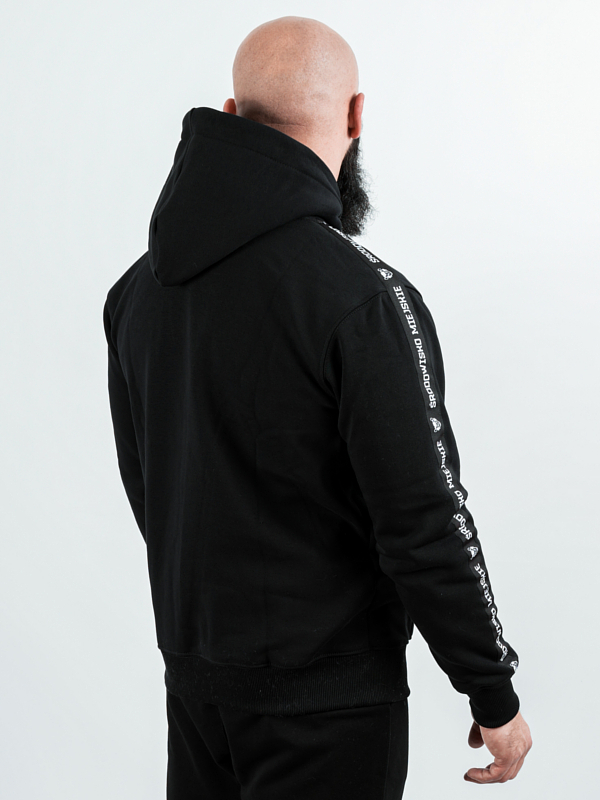 Bluza z kapturem "Miś Lampas" - czarna za 249,00 zł