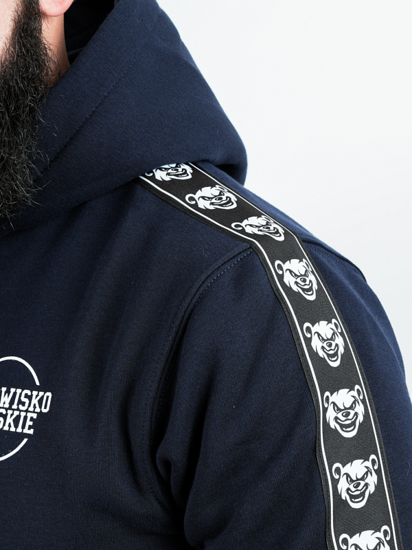 Hoodie "Classic lampas" - navy for 249,00 PLN