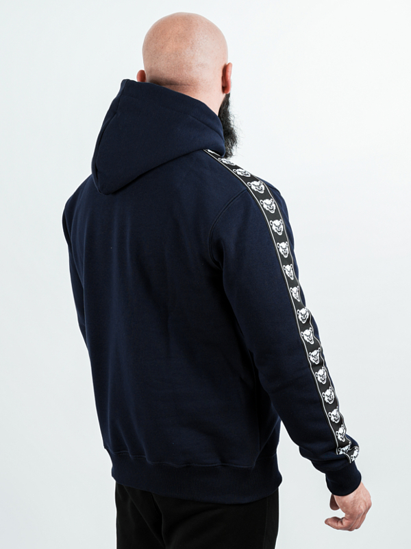 Hoodie "Classic lampas" - navy for 249,00 PLN