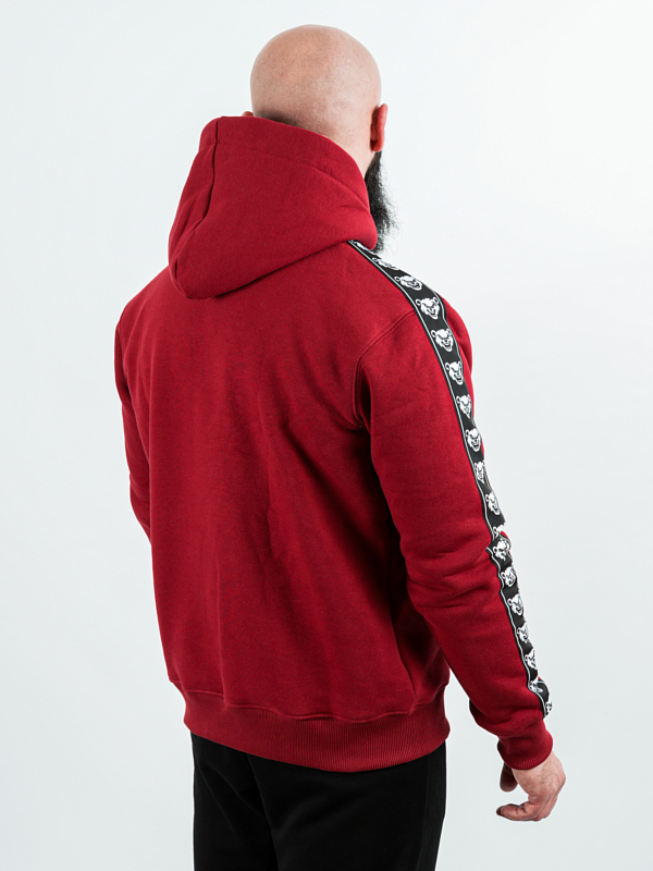 Hoodie "Classic lampas" - claret for 249,00 PLN