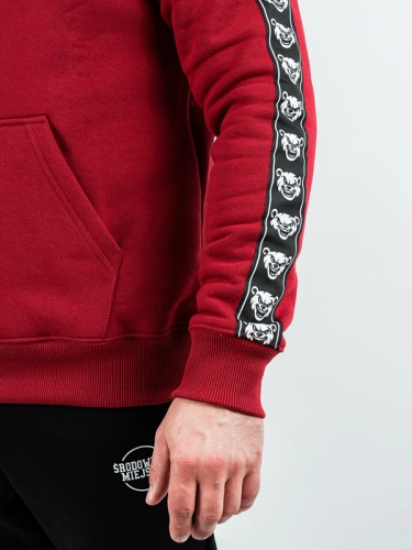 Hoodie "Classic lampas" - claret for 249,00 PLN