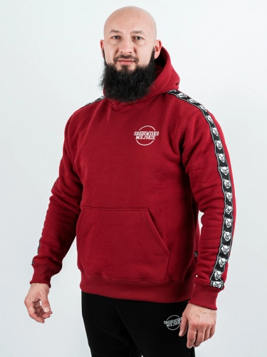 Hoodie "Classic lampas" - claret for 249,00 PLN
