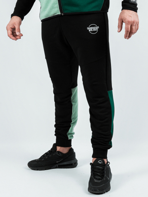 Sweatpants "Classic Tech" - black/mint/green