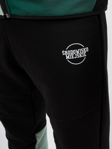 Sweatpants "Classic Tech" - black/mint/green for 239,00 PLN
