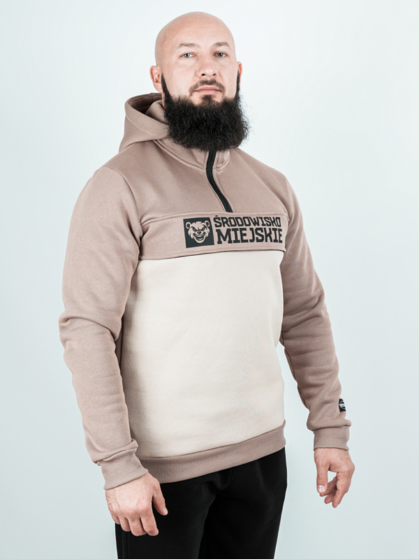 Hoodie "Essential Bear" - beige/cream for 279,00 PLN
