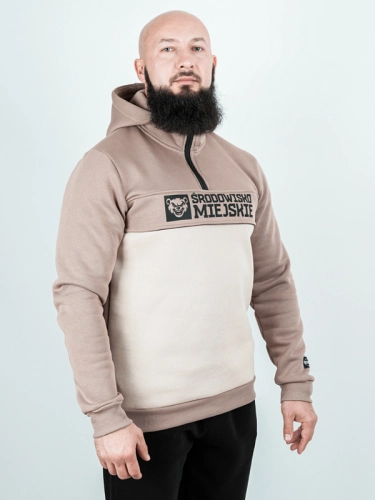 Hoodie "Essential Bear" - beige/cream for 279,00 PLN