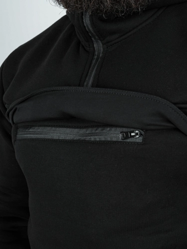 Hoodie "Essential Bear" - black for 279,00 PLN