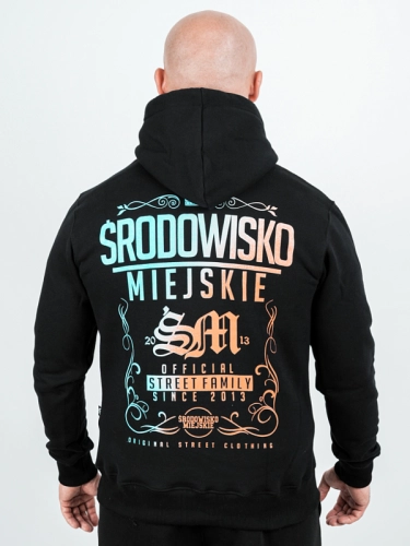 Hoodie "Theme 2.0" - black / blue for 239,00 PLN