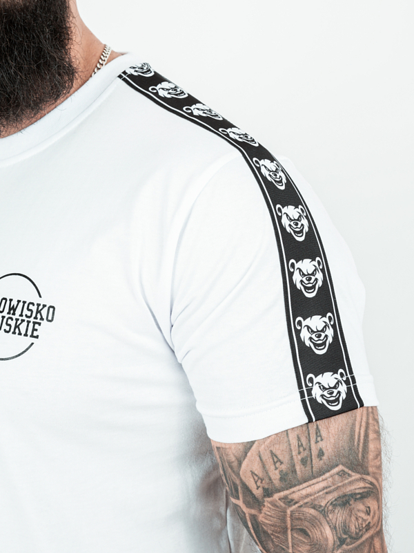 T-shirt "Classic Lampas" - white / black 119,00 PLN