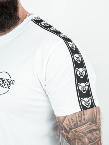 T-shirt "Classic Lampas" - white / black 119,00 PLN