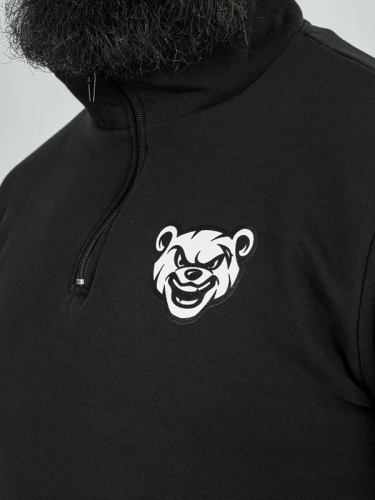 Crewneck stand up "Miś Lampas" - black for 289,00 PLN