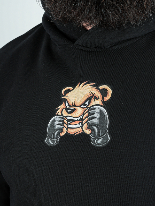 Hoodie "Fighter Bear" - black for 249,00 PLN