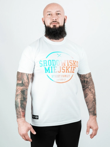 "Theme 2.0" T-shirt - White / Blue for 119.00 PLN 2