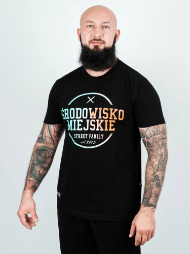 Koszulka "Theme 2.0" - Czarna / Niebieska za 119,00 zł