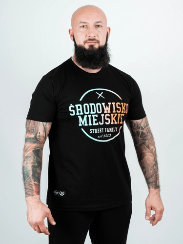 Koszulka "Theme 2.0" - Czarna / Niebieska za 119,00 zł 2