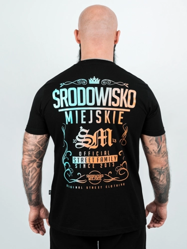 Koszulka "Theme 2.0" - Czarna / Niebieska za 119,00 zł