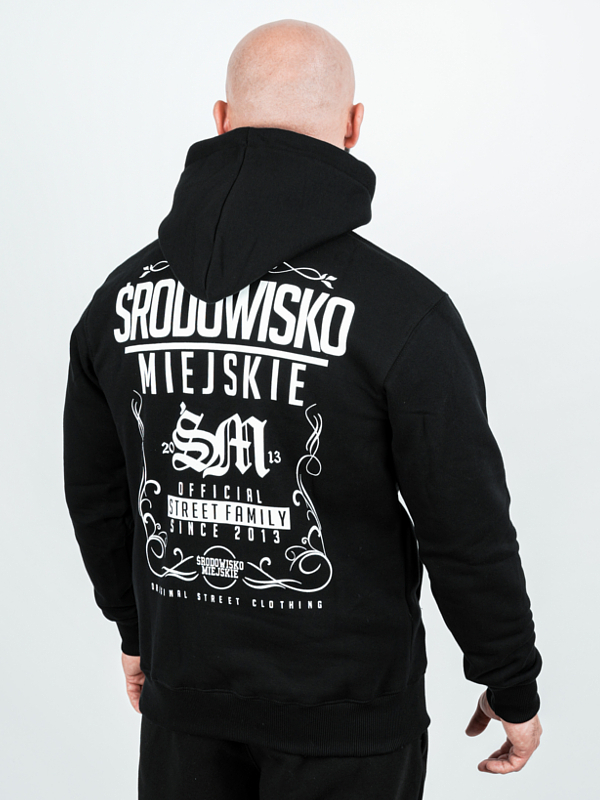 Hoodie "Theme" - Black / White for 239,00 PLN