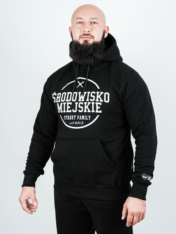 Hoodie "Theme" - Black / White for 239,00 PLN