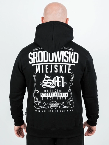 Bluza z kapturem "Theme" - Czarno/Biała za 239,00 zł