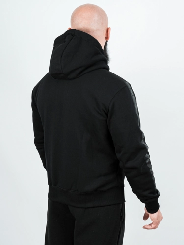 Zip-up hoodie "CLS Gold" - Black for 249.00 PLN 2