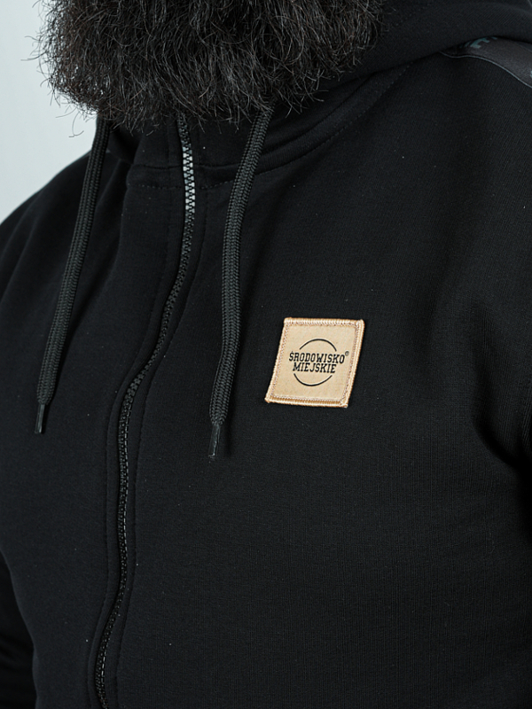 Zip-up hoodie "CLS Gold" - Black for 249.00 PLN