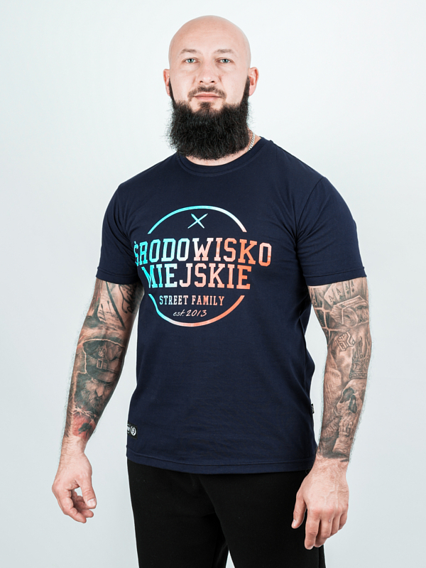 Koszulka "Theme 2.0" - granatowa za 129,00 zł