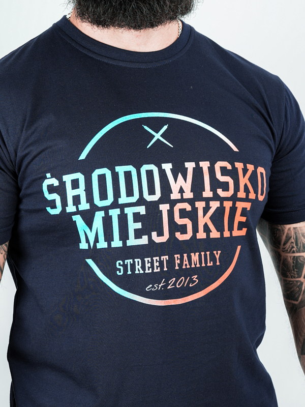 Koszulka "Theme 2.0" - granatowa za 129,00 zł