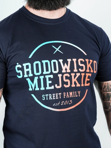 Koszulka "Theme 2.0" - granatowa za 129,00 zł