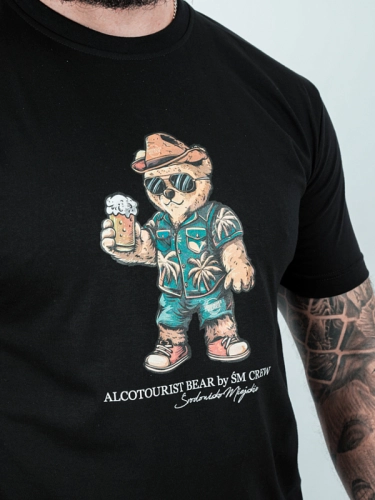 "Alcotourist Bear" T-shirt - Black for 119.00 PLN 2