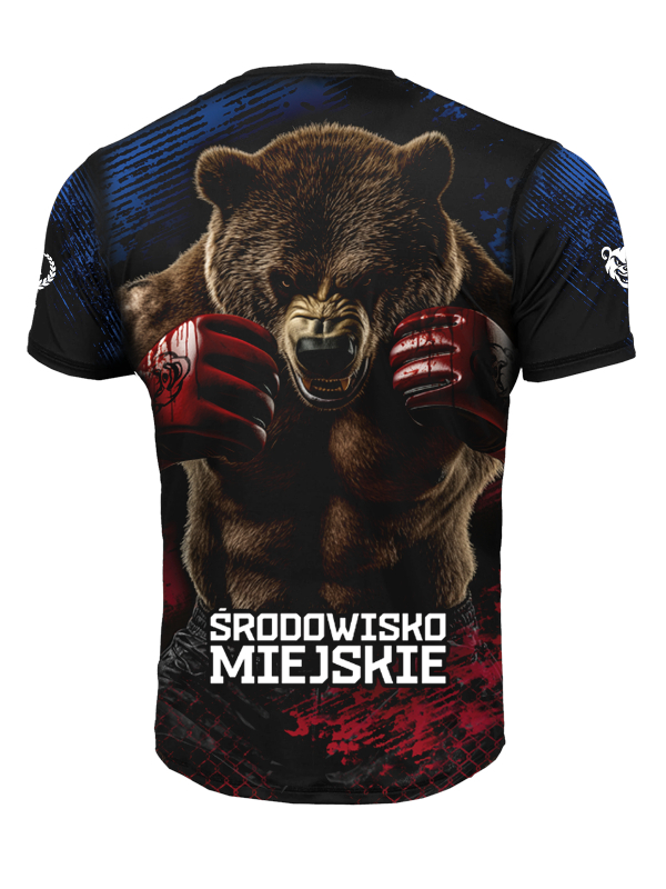 Koszulka Sportowa Mesh "Grizzly Bear" - czarna za 139,00 zł