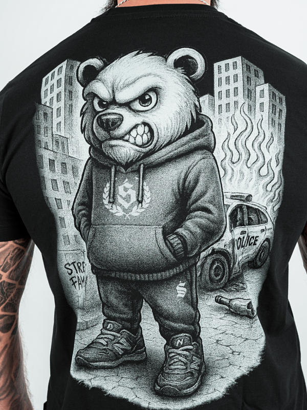 Koszulka "Bear Citizen" - czarna za 119,00 zł