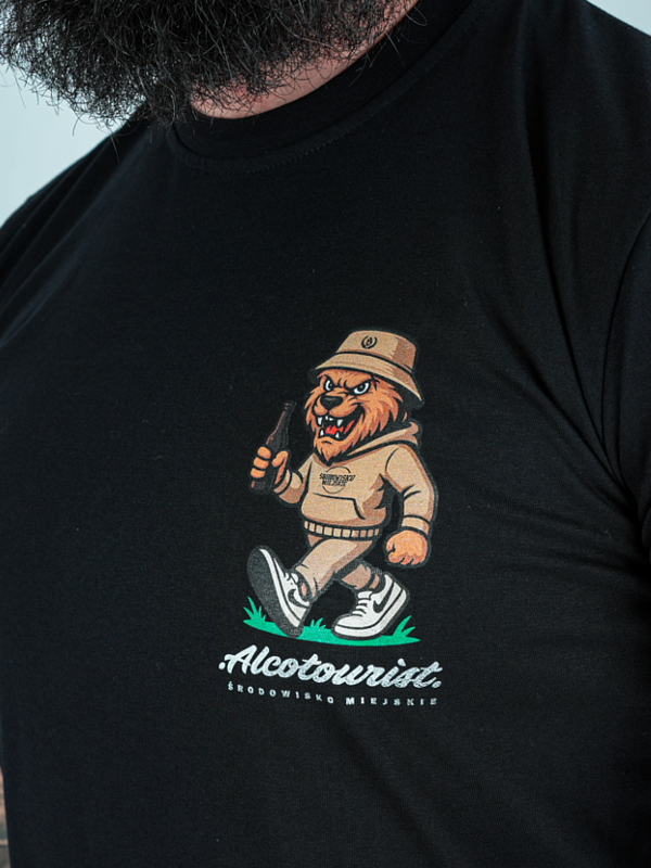 T-shirt "Alcobear" - black for 119,00 PLN
